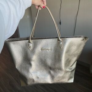 Lilly Pulitzer leather La La tote